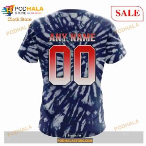 Custom Columbus Blue Jackets Retro Vintage Tie Dye Sweatshirt Nhl Hoodie 3d 7