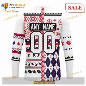 Custom Columbus Blue Jackets Unisex Christmas Sweatshirt Nhl Hoodie 3d 5