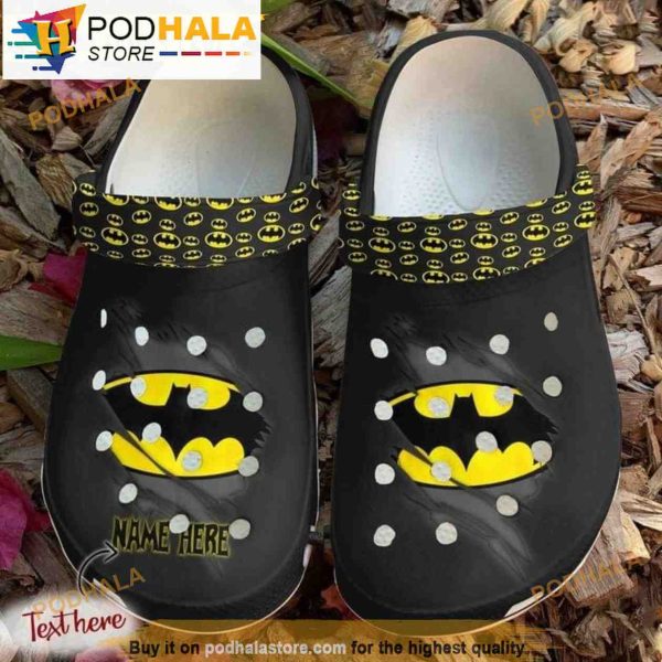 Custom Comic Batman Clogband 3D Crocs