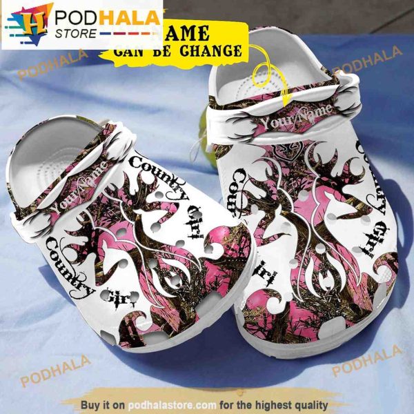 Custom Country Girl Limited Edition Hunting Clogband 3D Crocs