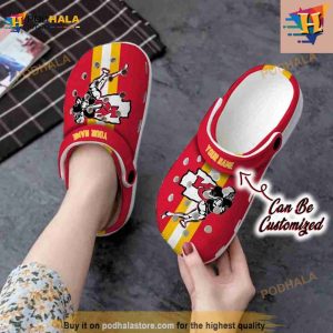 Custom Crocs Kansas City Chiefs Football Player Clog Shoes 2