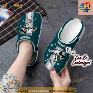 Custom Crocs Philadelphia Eagles Football Player Clog Shoes 2