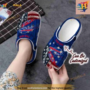 Custom Crocs Us Flag Buffalo Bills New Crocs Clog Shoes 2