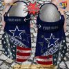 Custom Crocs Us Flag Dallas Cowboys New Crocs Clog Shoes