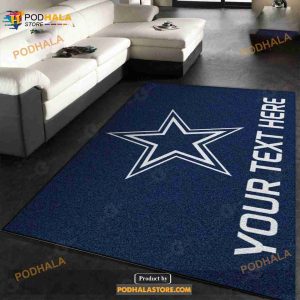Custom Dallas Cowboys Accent Rug NFL Area Rug For Christmas, Kitchen Rug