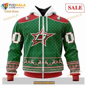 Custom Dallas Stars Christmas Apparel Sweatshirt Nhl Hoodie 3d 2