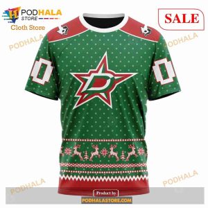 Custom Dallas Stars Christmas Apparel Sweatshirt Nhl Hoodie 3d 6