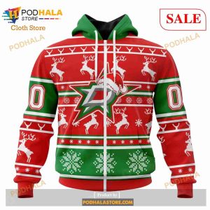 Custom Dallas Stars Christmas Unisex Shirt Sweatshirt Nhl Hoodie 3d 2