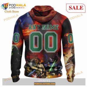 Custom Dallas Stars Design X Star War Sweatshirt Nhl Hoodie 3d 3