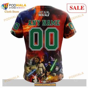 Custom Dallas Stars Design X Star War Sweatshirt Nhl Hoodie 3d 7