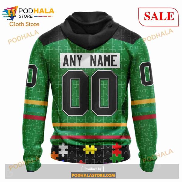 Custom Dallas Stars Fearless Aganst Autism Sweatshirt NHL Hoodie 3D