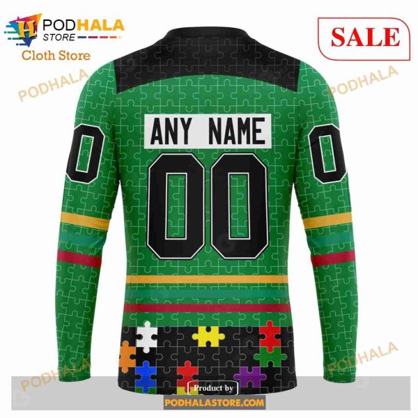 Custom Dallas Stars Fearless Aganst Autism Sweatshirt NHL Hoodie 3D