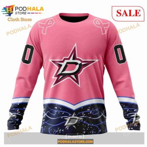 Custom Dallas Stars Fights Cancer Sweatshirt Nhl Hoodie 3d 4