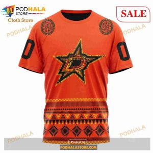 Custom Dallas Stars National Day For Truth And Reconciliation Nhl Hoodie 3d 6