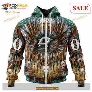 Custom Dallas Stars Native Costume Design Sweatshirt Nhl Hoodie 3d 2