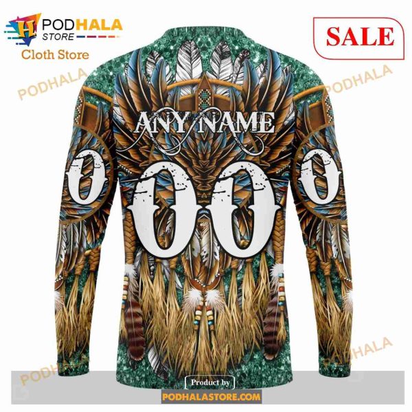 Custom Dallas Stars Native Costume Design Sweatshirt NHL Hoodie 3D