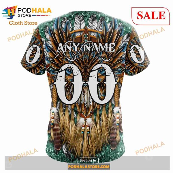 Custom Dallas Stars Native Costume Design Sweatshirt NHL Hoodie 3D