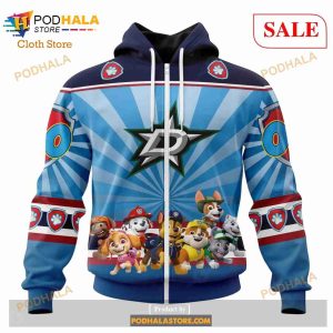 Custom Dallas Stars Paw Patrol Sweatshirt Nhl Hoodie 3d 2