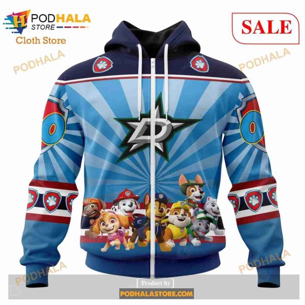 Custom Dallas Stars Paw Patrol Sweatshirt NHL Hoodie 3D