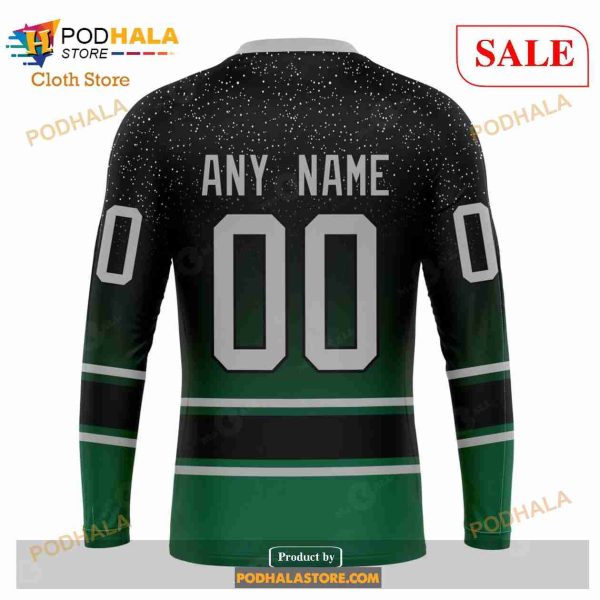 Custom Dallas Stars Retro Gradient Design Sweatshirt NHL Hoodie 3D