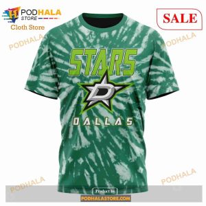Custom Dallas Stars Retro Vintage Tie Dye Sweatshirt Nhl Hoodie 3d 6
