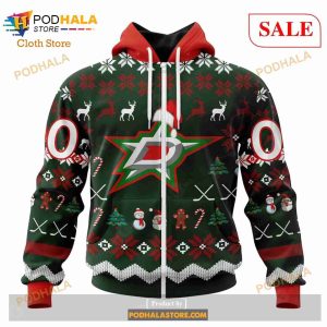 Custom Dallas Stars Sweatshirt Nhl Hoodie 3d Christmas Gift For Women Men 2