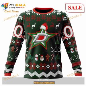 Custom Dallas Stars Sweatshirt Nhl Hoodie 3d Christmas Gift For Women Men 4