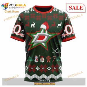 Custom Dallas Stars Sweatshirt Nhl Hoodie 3d Christmas Gift For Women Men 6