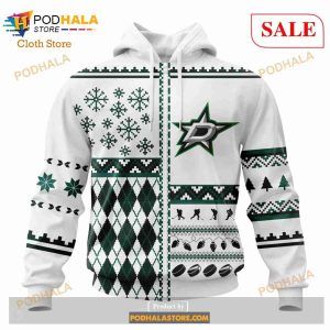 Custom Dallas Stars Unisex Christmas Sweatshirt Nhl Hoodie 3d 2