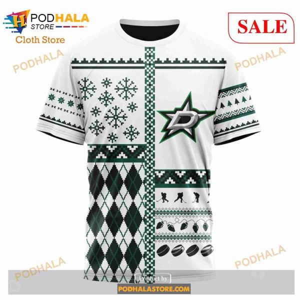 Custom Dallas Stars Unisex Christmas Sweatshirt NHL Hoodie 3D