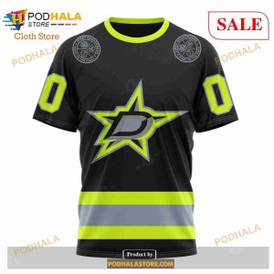 Custom Dallas Stars Unisex Firefighter Uniforms Color Nhl Hoodie 3d 6