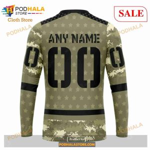 Custom Detroit Red Wings Camo Military Appreciation Sweatshirt Nhl Hoodie 3d 5