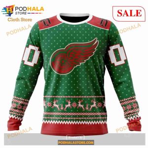 Custom Detroit Red Wings Christmas Apparel Sweatshirt Nhl Hoodie 3d 4