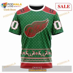 Custom Detroit Red Wings Christmas Apparel Sweatshirt Nhl Hoodie 3d 6