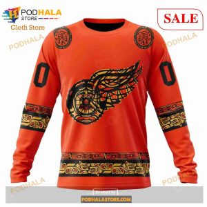 Custom Detroit Red Wings National Day For Truth And Reconciliation Nhl Hoodie 3d 4