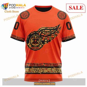 Custom Detroit Red Wings National Day For Truth And Reconciliation Nhl Hoodie 3d 6