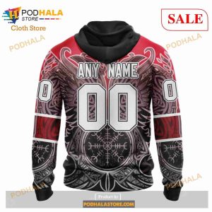 Custom Detroit Red Wings Norse Viking Symbols Sweatshirt Nhl Hoodie 3d 3