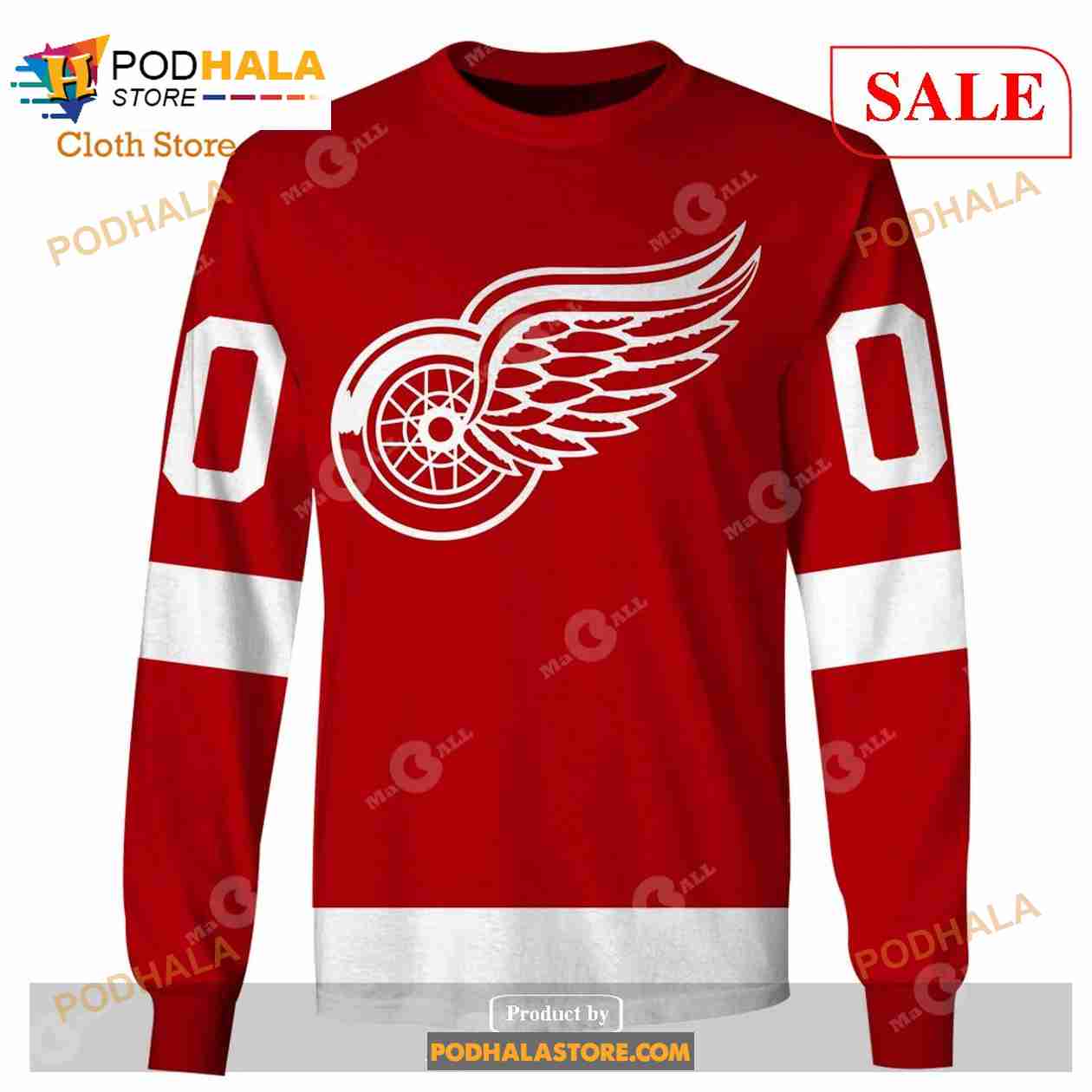 Detroit Red Wings Throwback Jerseys, Vintage NHL Gear