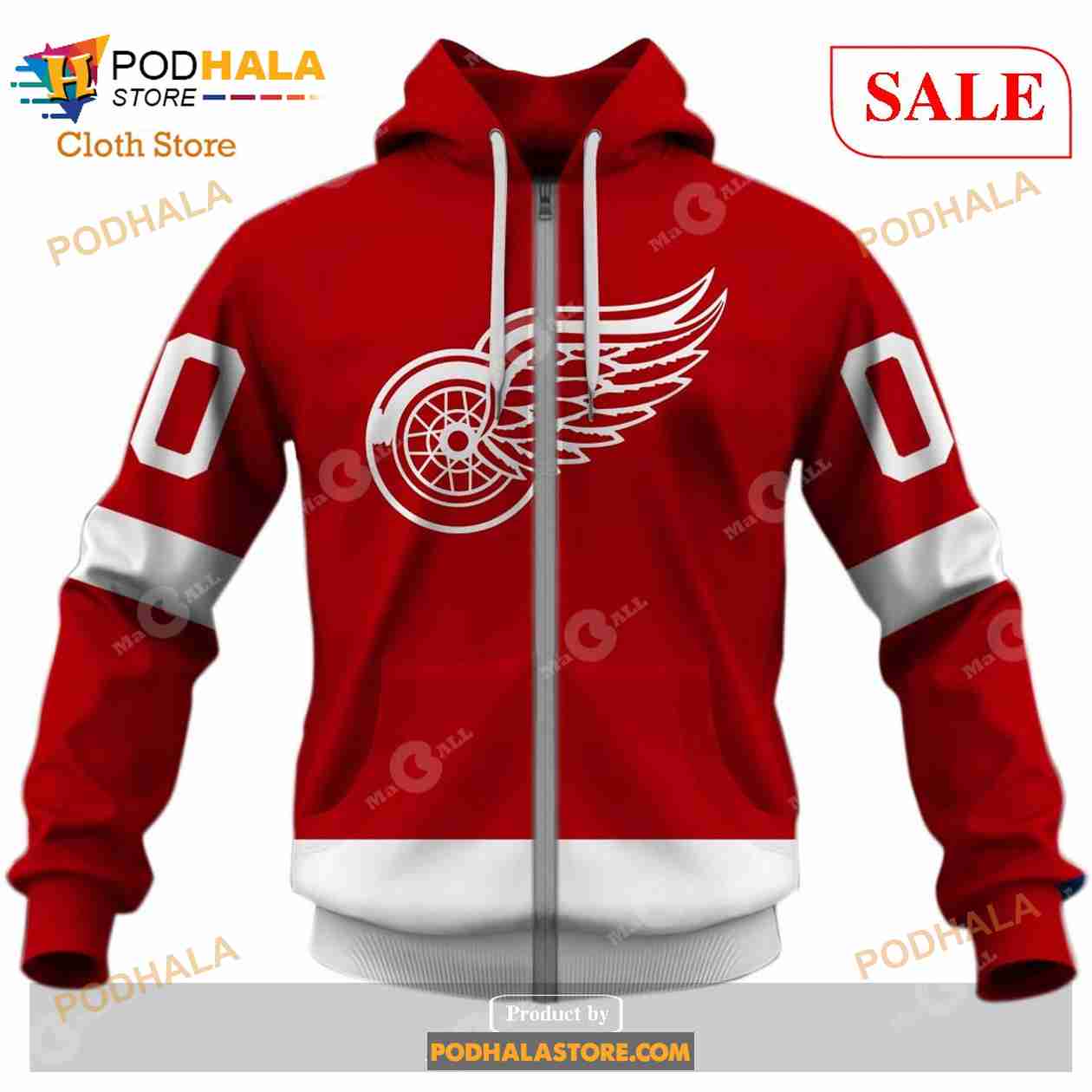 Detroit Red Wings Mix Home and Away Jersey 2023 Shirt, Hoodie