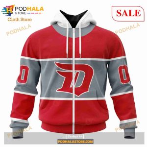 Custom Detroit Red Wings Unisex With Retro Concepts Sweatshirt Nhl Hoodie 3d 2