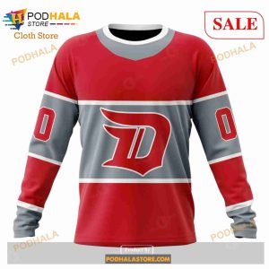 Custom Detroit Red Wings Unisex With Retro Concepts Sweatshirt Nhl Hoodie 3d 4