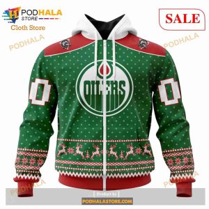 Custom Edmonton Oilers Christmas Apparel Sweatshirt NHL Hoodie 3D 2
