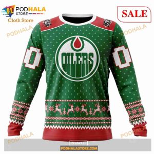 Custom Edmonton Oilers Christmas Apparel Sweatshirt NHL Hoodie 3D 4