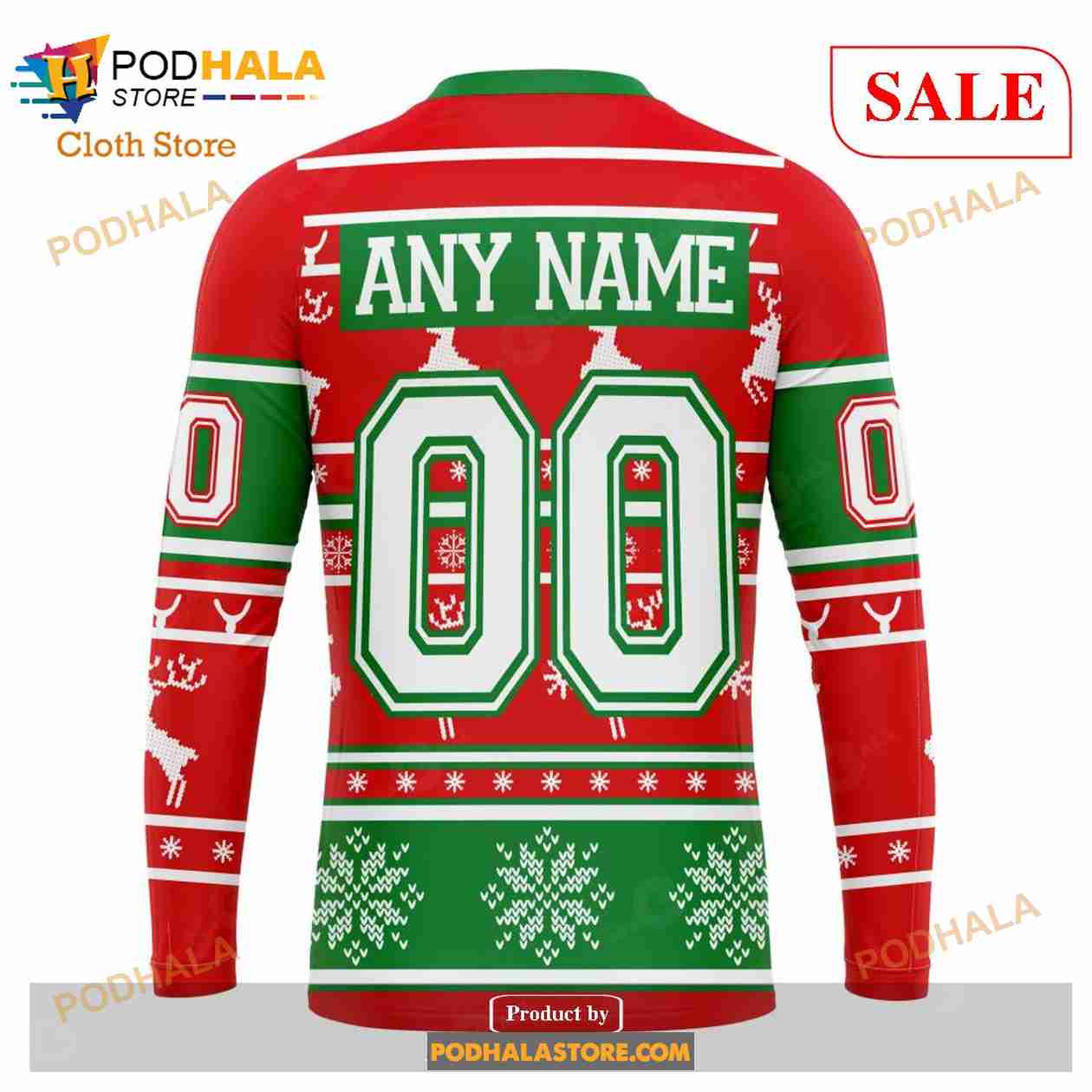 Custom Edmonton Oilers Unisex Sweatshirt NHL Hoodie Christmas