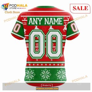 Custom Edmonton Oilers Christmas Sweatshirt NHL Hoodie 3d For Women Men 7