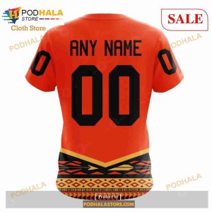Custom Edmonton Oilers National Day For Truth And Reconciliation NHL Hoodie 3D 7