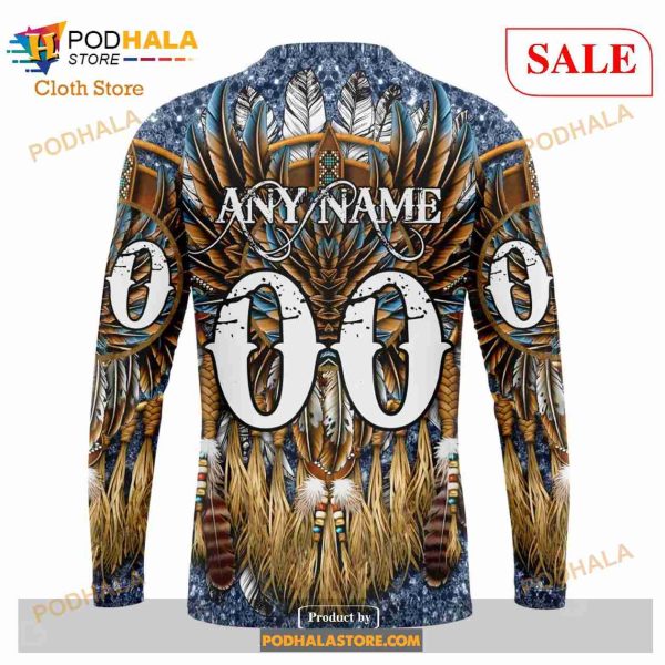 Custom Edmonton Oilers Native Costume Design Sweatshirt NHL Hoodie 3D