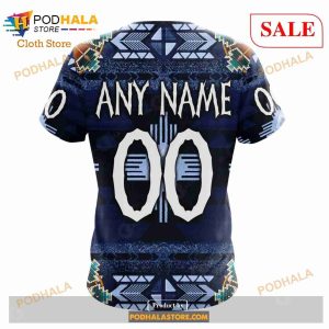 Custom Edmonton Oilers Native Costume Sweatshirt NHL Hoodie 3D 7