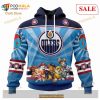 Custom Edmonton Oilers Paw Patrol Sweatshirt NHL Hoodie 3D