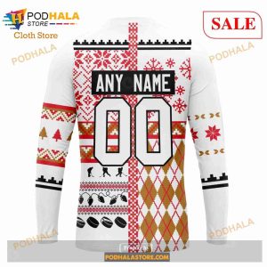 Custom Edmonton Oilers Unisex Christmas Sweatshirt NHL Hoodie 3D 5